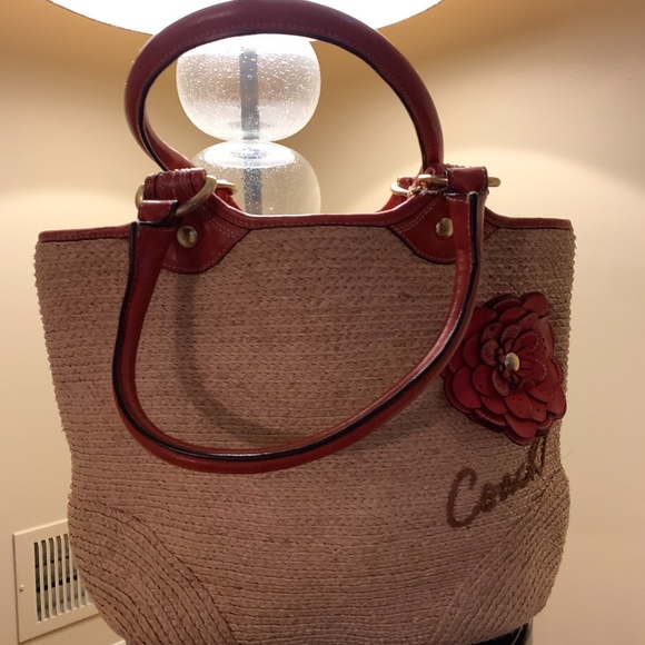 Coach orange Poppy purse - Picture 3 of 5